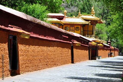 Tibet - Norbulingka, ehemaliger Sommerpalast der Dalai Lamas 