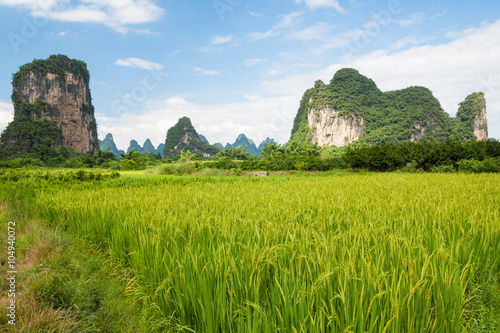 Photography Karst mountains landscape in southern china