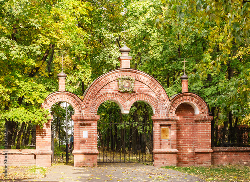 Gates Dyakovo church at the museum-reserve 