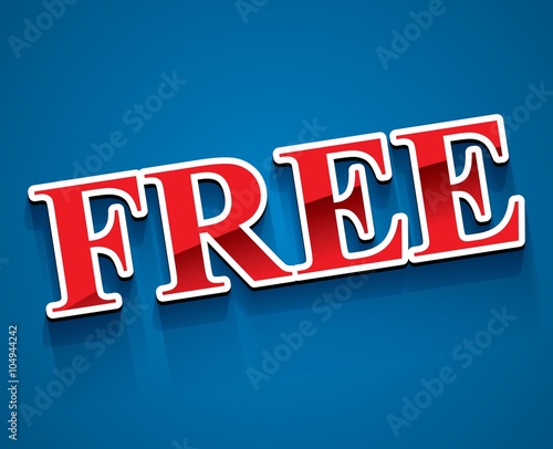Free sign.