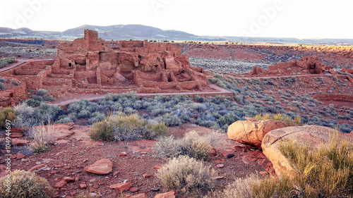 Принти на полотні Wupatki Pueblo at Wupatki National Monument in Arizona