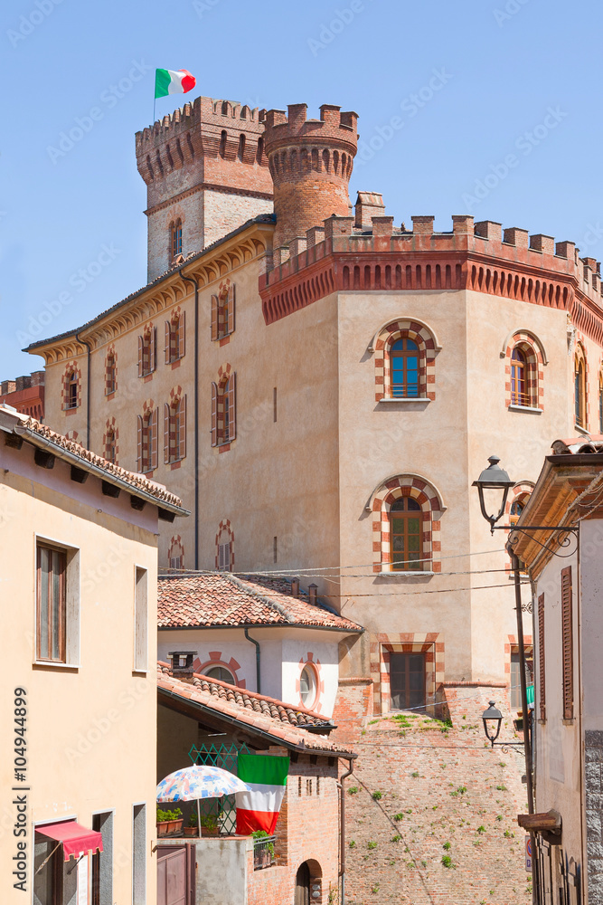 The castle of Barolo, Piedmont, Italy
