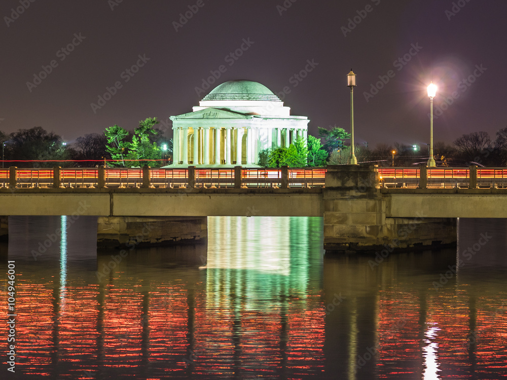 The Jefferson Memorial at Night