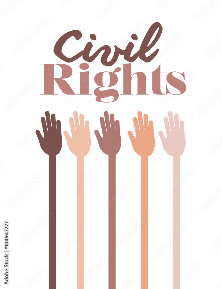 Obraz premium civil rights design 