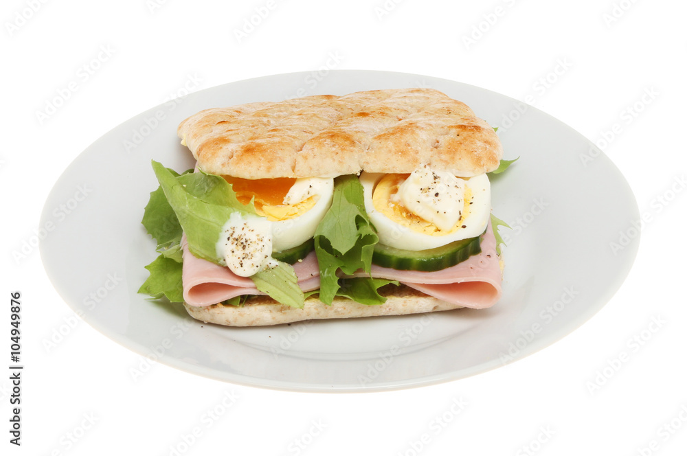 Sandwich on a plate Sandwich on a plate