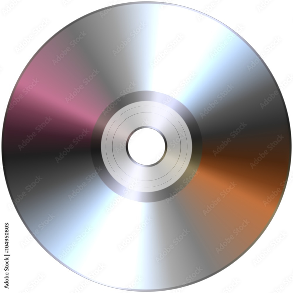 CD DVD audio video data recording isolated over white background CD DVD audio video data recording isolated over white background
