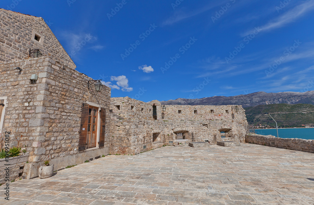 Citadel in Old Town of Budva, Montenegro