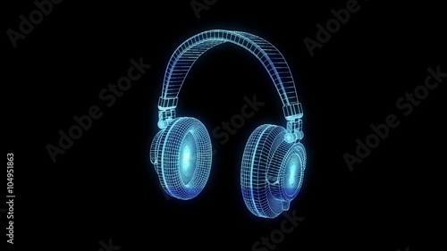 Headphone Nice Hologram Animation
30FPS
