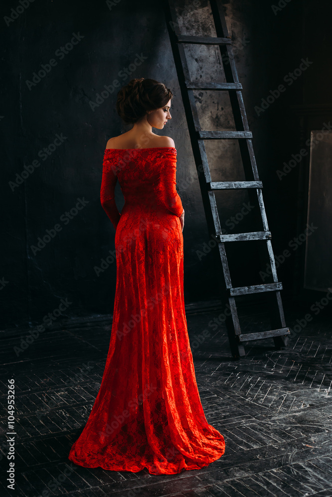 Red sales vampire dress