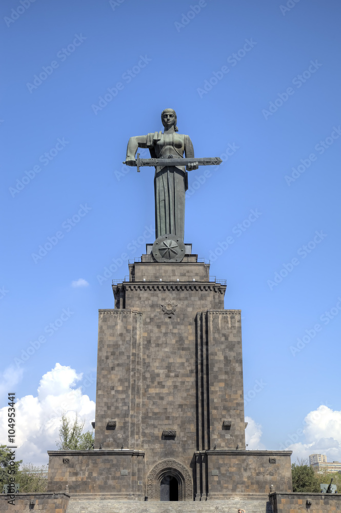 Monument Mother Armenia - monument in honor of the Soviet victory in the Great Patriotic War. Yerevan, Armenia