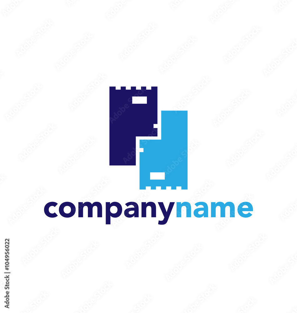 Fototapeta premium Abstract Vector Logo Design Template