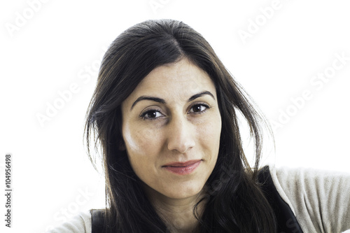 Portrait of Pretty Young Girl .