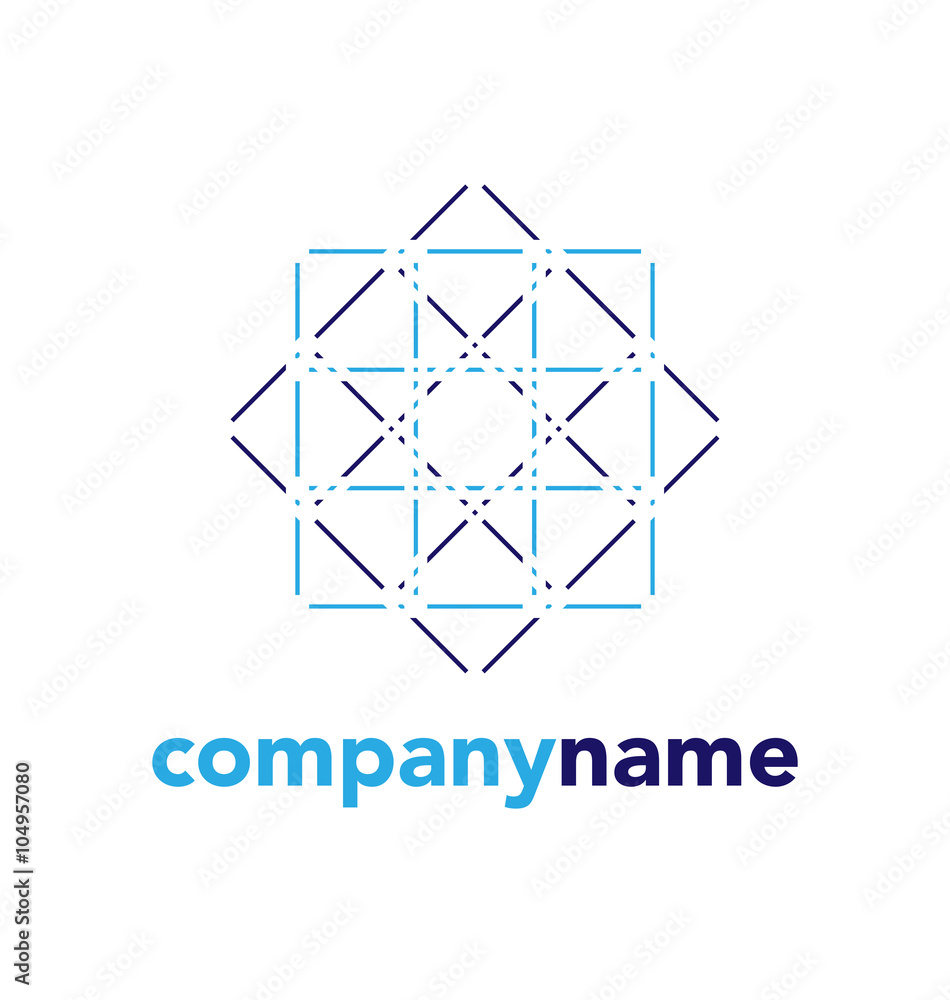Fototapeta premium Abstract Vector Logo Design Template