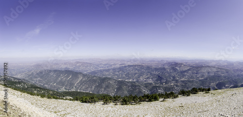 La vista dal Mont Ventoux,  Francia, Provenza photo