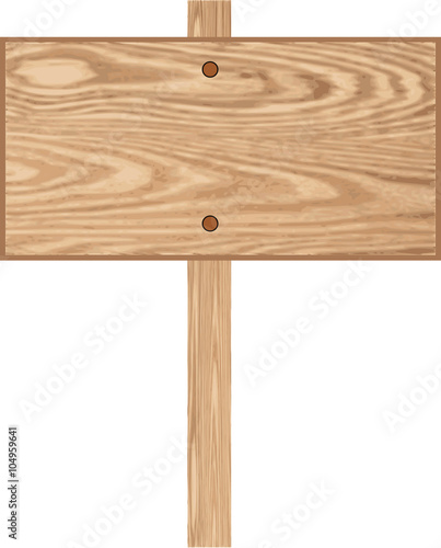 wooden sign 