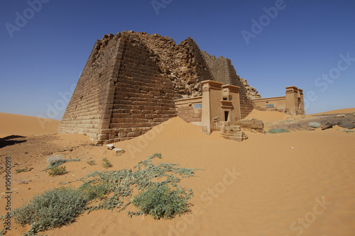 Ruined pyramids of Meroe photo