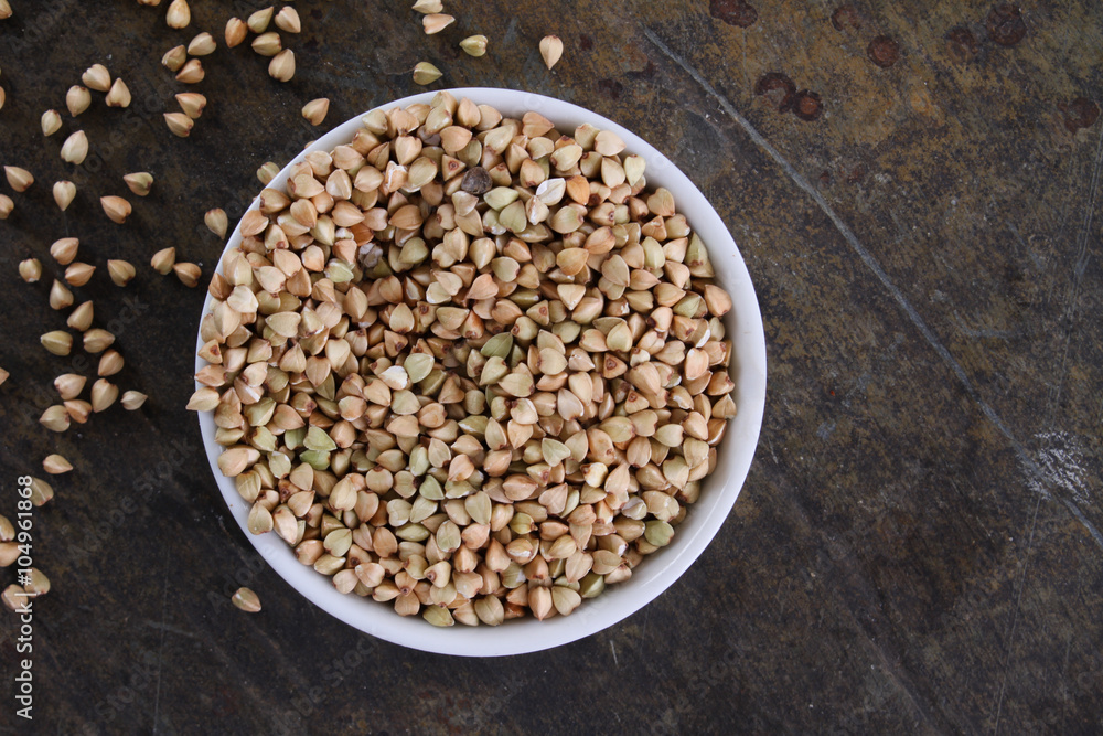 healthy uncooked buckwheat grain healthy uncooked buckwheat grain