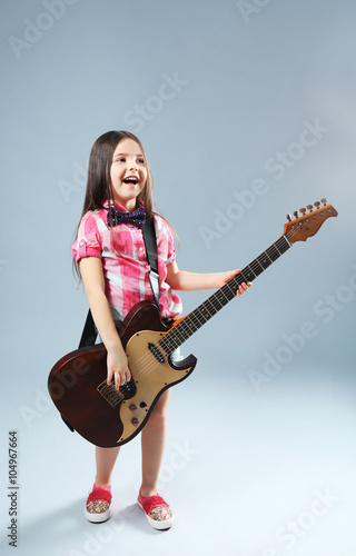 Beautiful artistic little g...