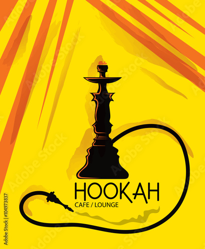 Hookah Lounge / Cafe Menu, (Vector Art)
