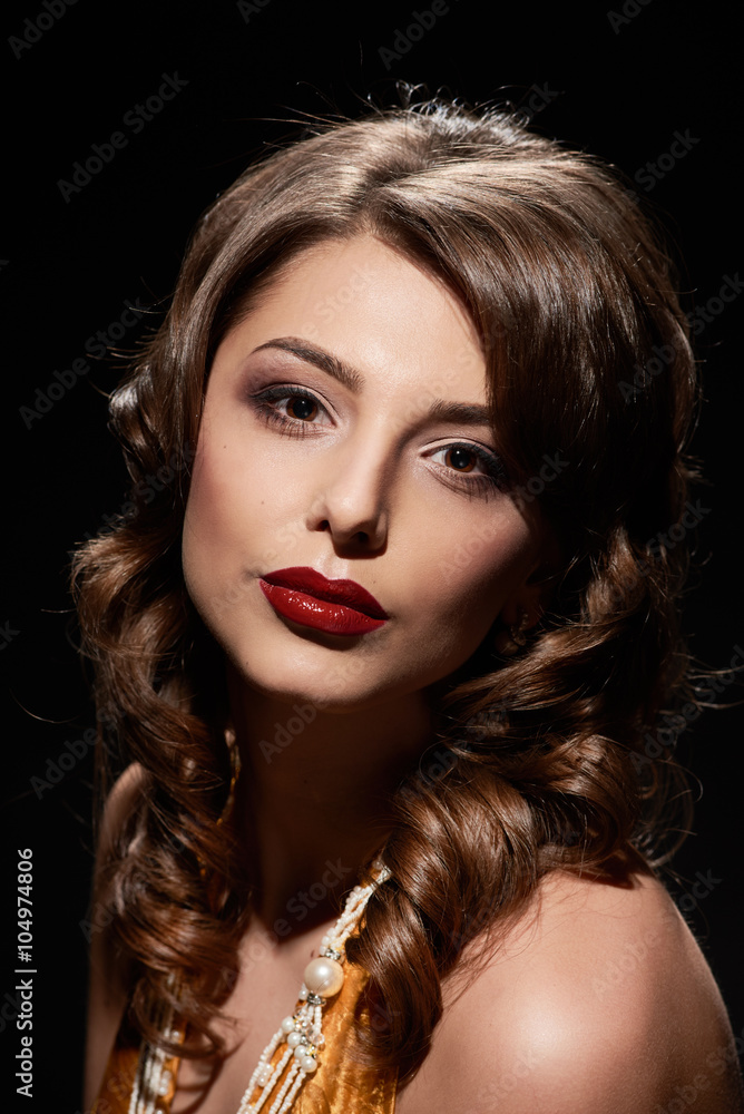 Fototapeta premium gorgeous girl portrait