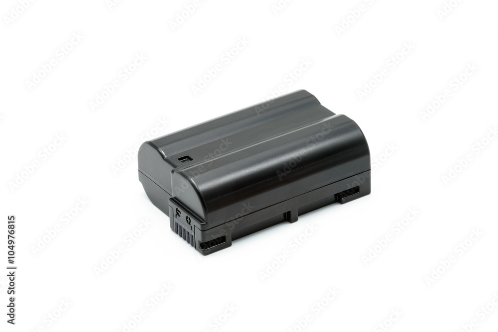 Black Lithium Ion Battery Pack Isolated Black Lithium Ion Battery Pack Isolated