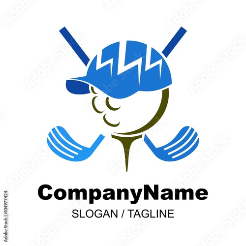 golf logo icon Vector