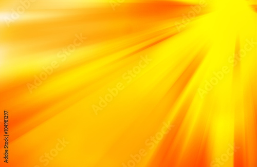 Gold,yellow ray defocused lights abstract beautiful background.