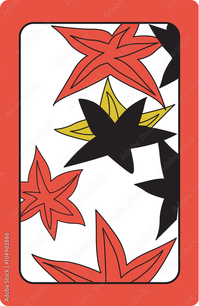 화투 일러스트 Stock Vector | Adobe Stock