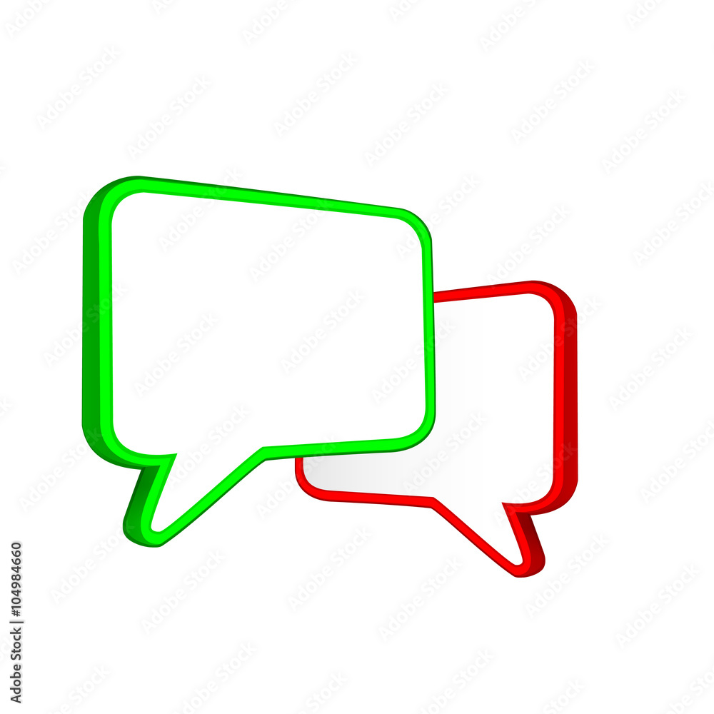 two overlapping speech bubbles icons two overlapping speech bubbles icons