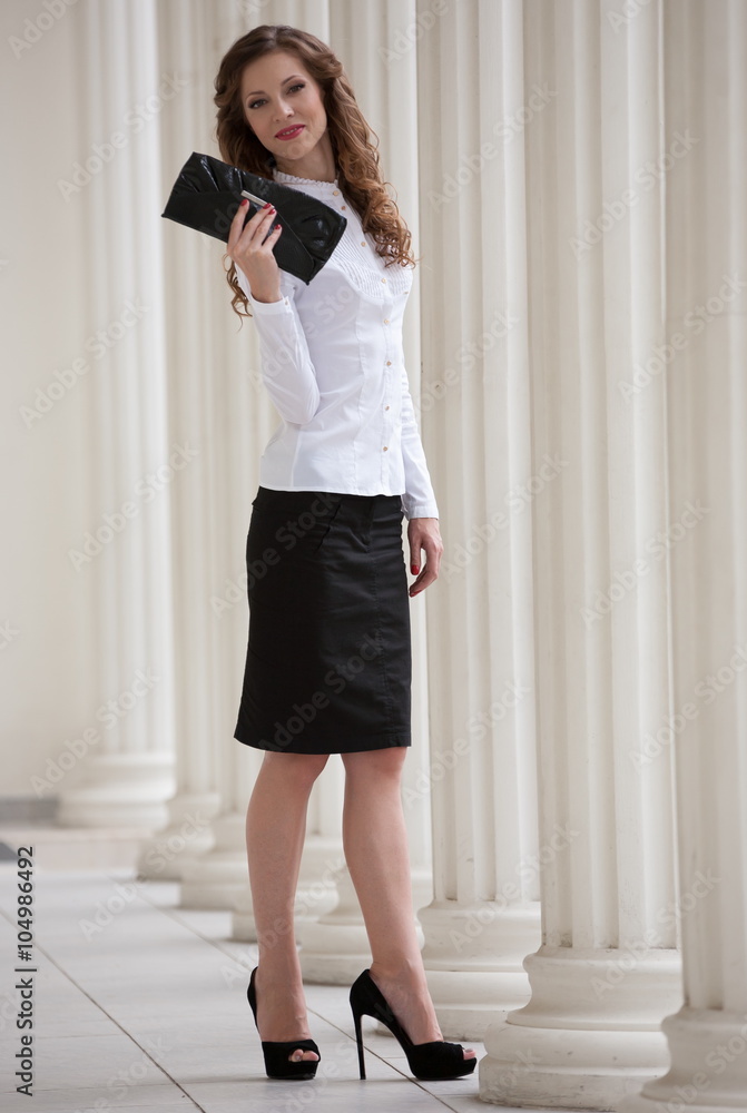 Tanya. Business suit white background, full height! Tanya. Business suit white background, full height!