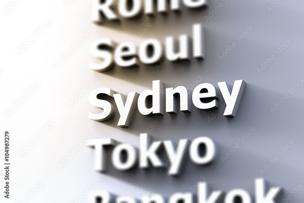 capital city focus on Sydney capital city focus on Sydney