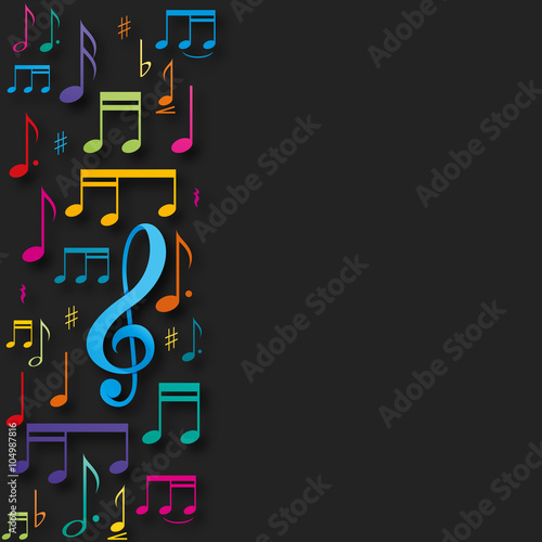 affiche,notes de musique