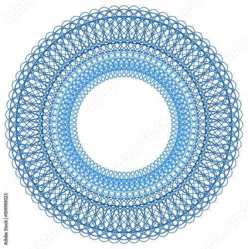 guilloche Rosette 