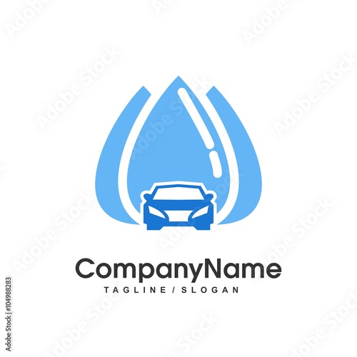 Car Wash logo icon Vector