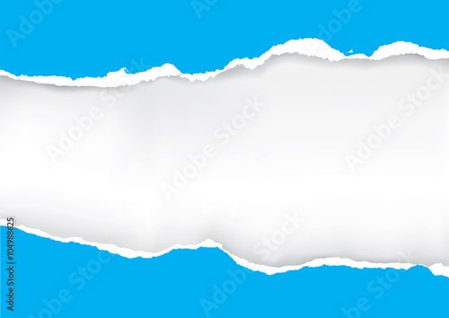 Blue ripped paper.
Illustration of orange ripped paper with place for your image or text. Vector available.
