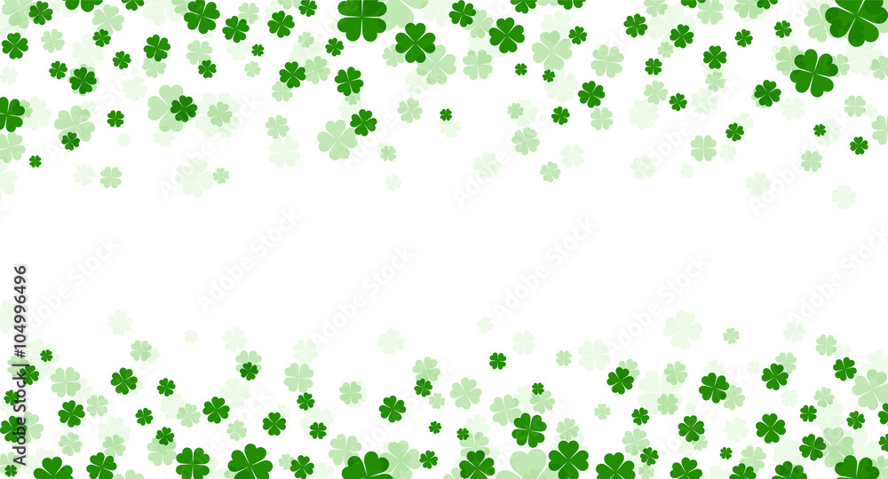 St. Patrick's day banner.