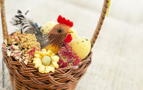 Cute Easter decoration basket