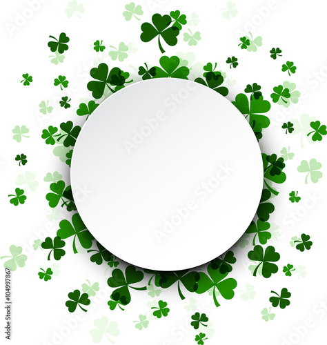 St. Patrick's day card.