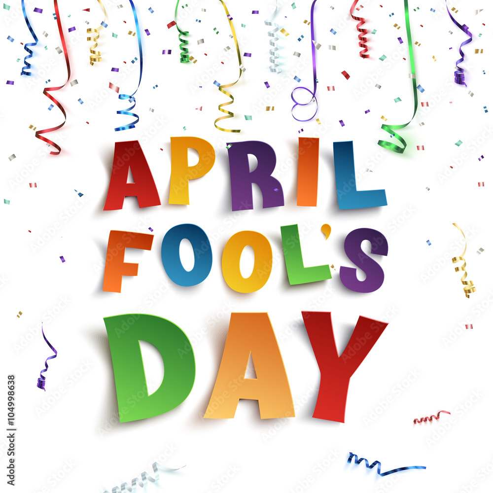 April Fools Day background. April Fools Day background.