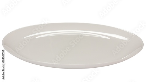 china plate isolated at white background