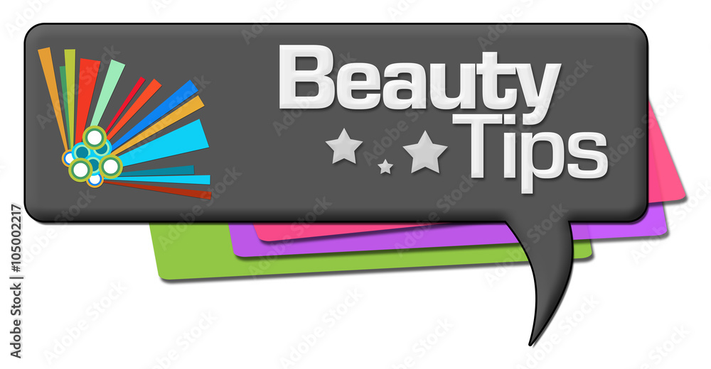 Beauty Tips Dark Colorful Comment Symbol Beauty Tips Dark Colorful Comment Symbol