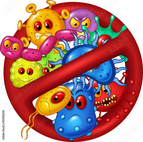 Cartoon stop virus 