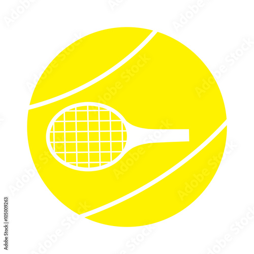 Tennis racket icon