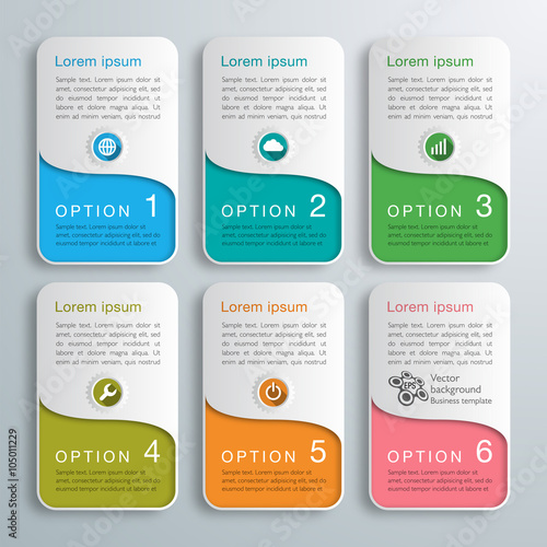 Infographics Web Banner & Label Design 