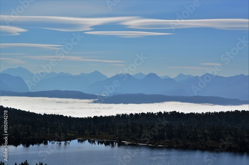 Beautiful countryside from Norway's west coast.