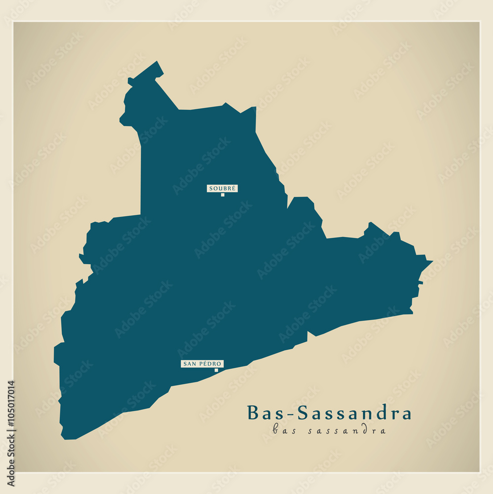 Modern Map - Bas-Sassandra CI