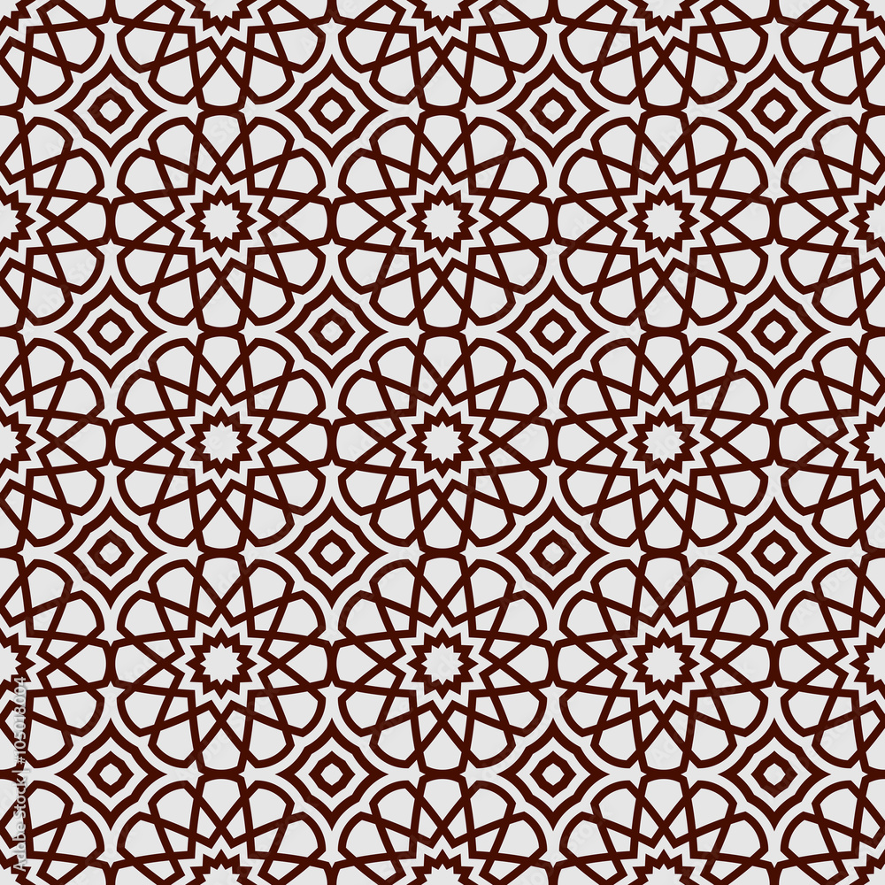 Abstract islamic background, ramadan theme, geometric ornamental pattern