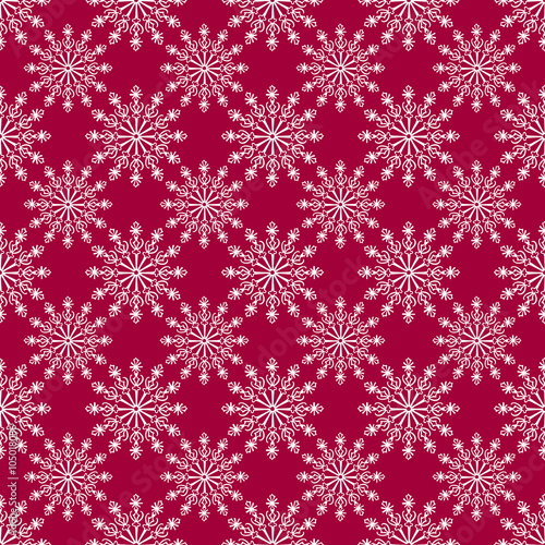 Christmas and New Year festive background, xmas white snowflakes