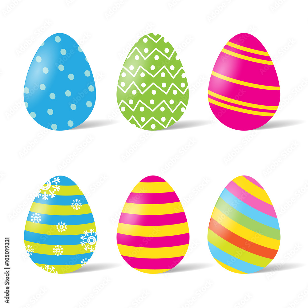 Easter eggs design.