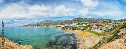 Makrygialos Coastline Panorama © Antony McAulay